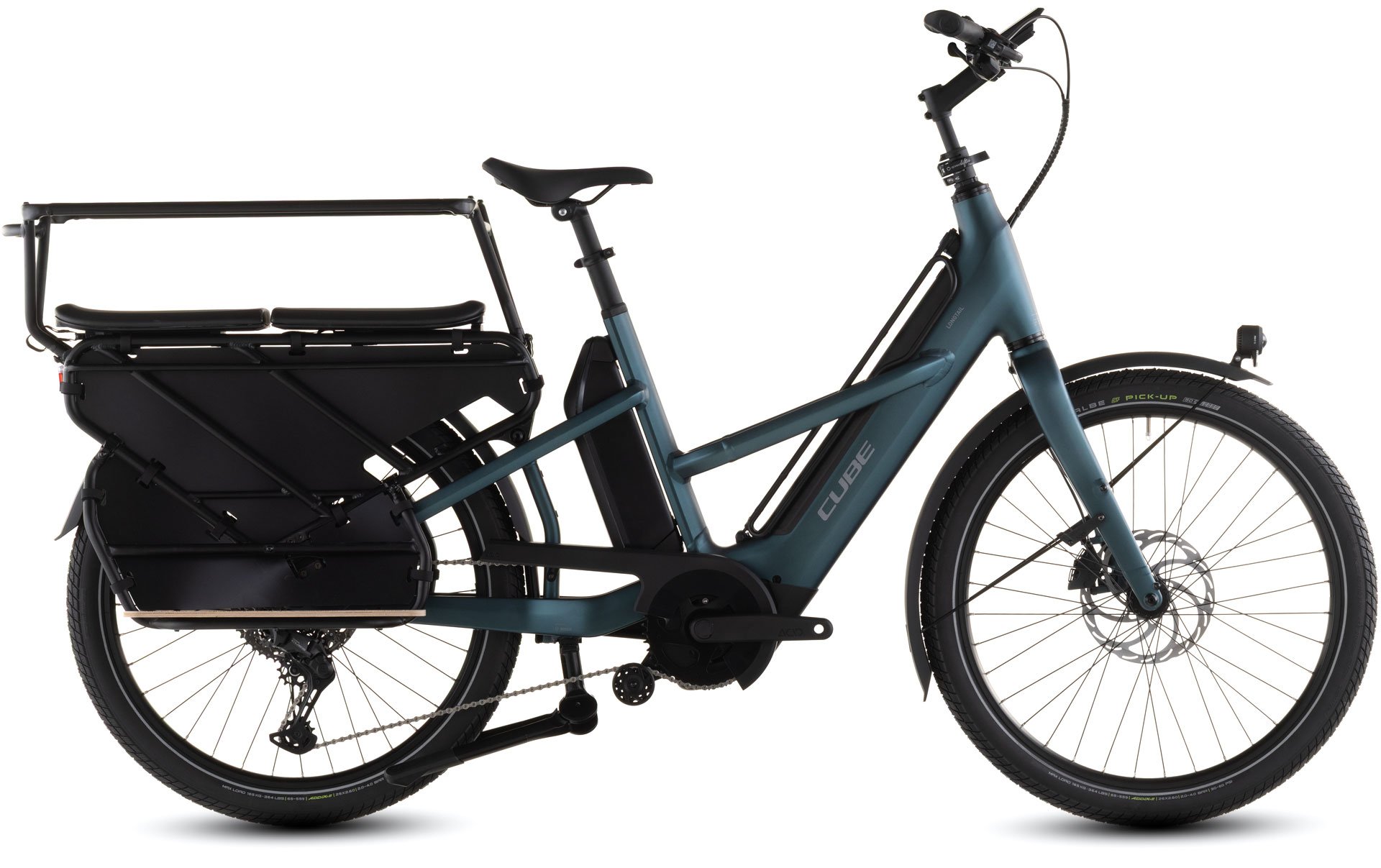 CUBE 26 Longtail Hybrid Family 800 royalgreen