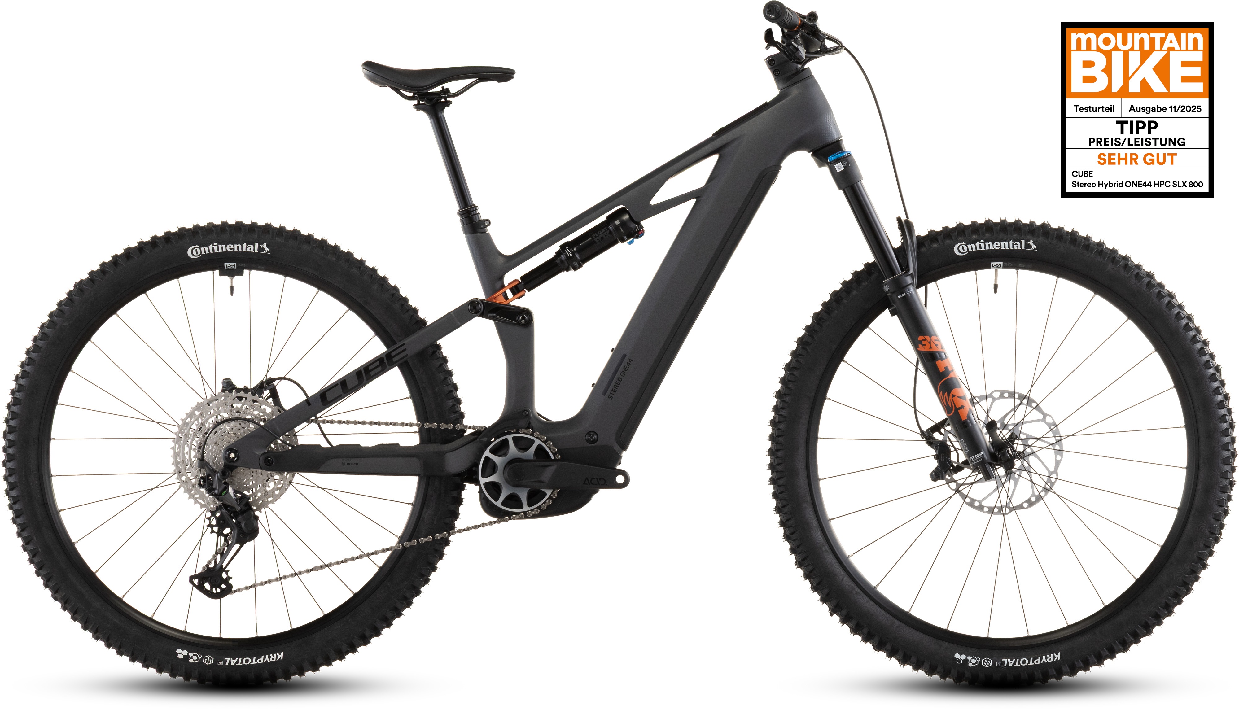 CUBE 26 Stereo Hybrid ONE44 HPC SLX 800 slabgrey