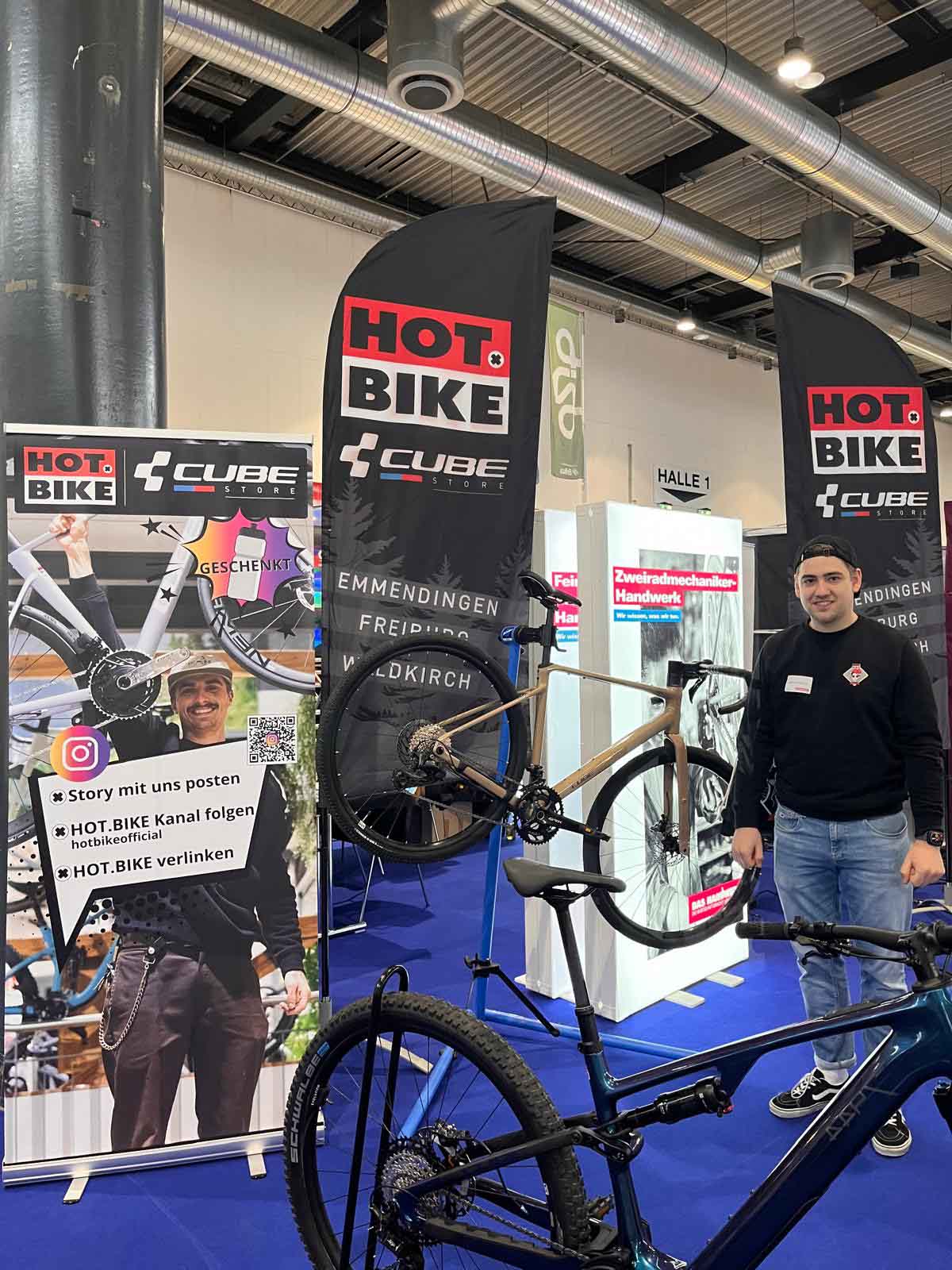 Messestand von HOT.BIKE auf der Jobstartbörse