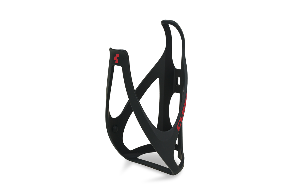 CUBE Flaschenhalter HPP matt black n red