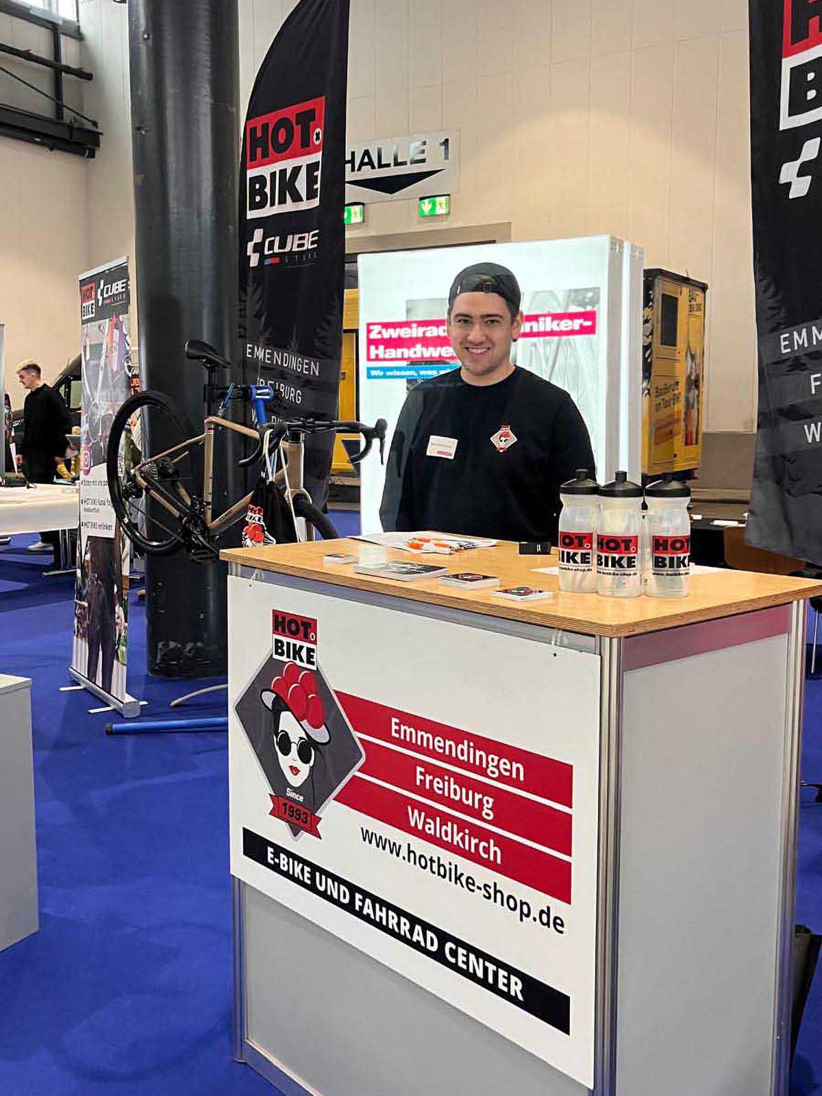 Messestand von HOT.BIKE auf der Jobstartbörse