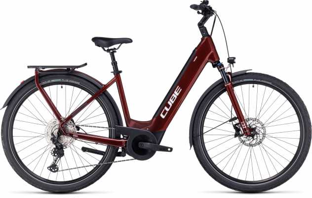 CUBE 24 Touring Hybrid EXC 625 Wave 54cm | red n white
