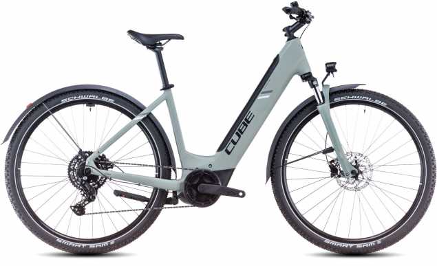 CUBE 25 Nuride Hybrid Perf. 625 Allroad Wave 46cm | swampgrey n black
