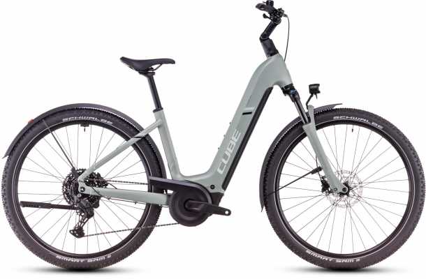CUBE 25 Nuride Hybrid Pro Allroad 800 Wave 46cm | pistachio n stonegrey
