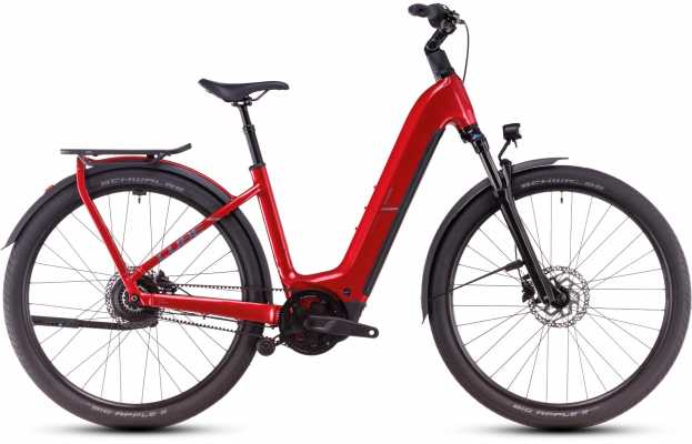 CUBE 25 Kathmandu Hybrid Comfort Pro 800 Wave 58cm | electricred n red