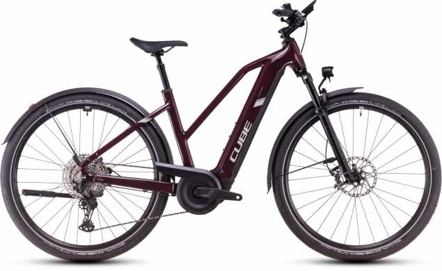 CUBE 25 Nuride Hybrid SLX Allroad 800 Trapez 46cm | amarone n lunar