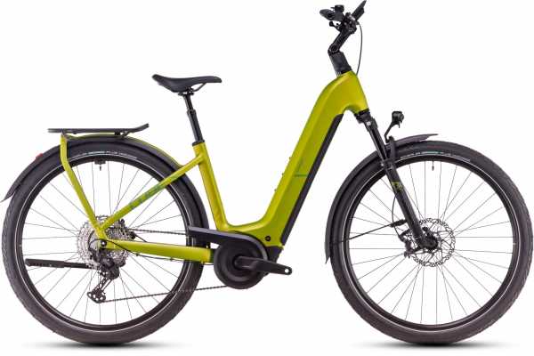 CUBE 25 Kathmandu Hybrid EXC 800 Tiefeinsteiger 46cm | lizard n juniper