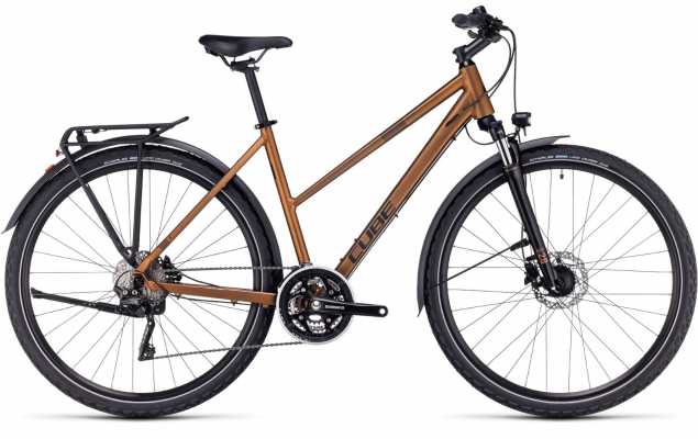 CUBE 24 Nature Pro Allroad Trapez  M | gold n black
