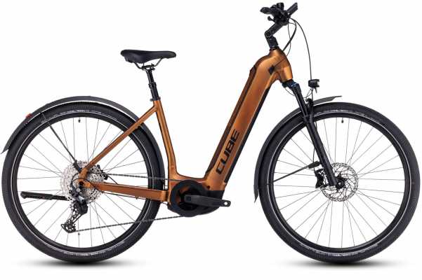 CUBE 24 Nuride Hybrid EXC 750 Allroad Wave 54cm | caramel n black