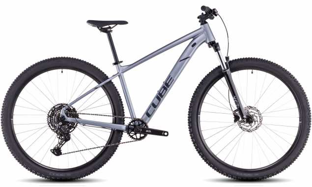 CUBE 25 Aim Race 29" XL | slategrey n rainbowblack