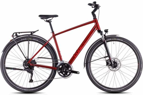 CUBE 25 Touring Pro Herren 58cm | maroon n pearl