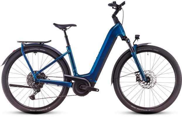 CUBE 25 Kathmandu Hybrid EX 800 Wave 50cm | electricblue n chrome