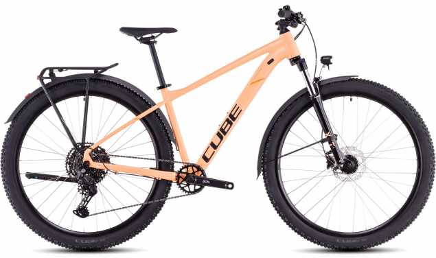 CUBE 25 Aim Race Allroad 29" M | tangerine n black