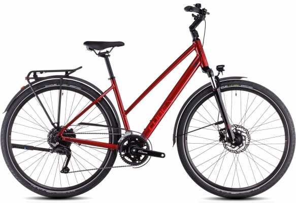 CUBE 25 Touring Pro Trapez 54cm | maroon n pearl