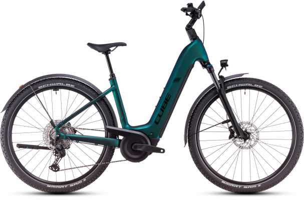 CUBE 25 Nuride Hybrid EXC Allroad Wave 800 54cm | goblin n black