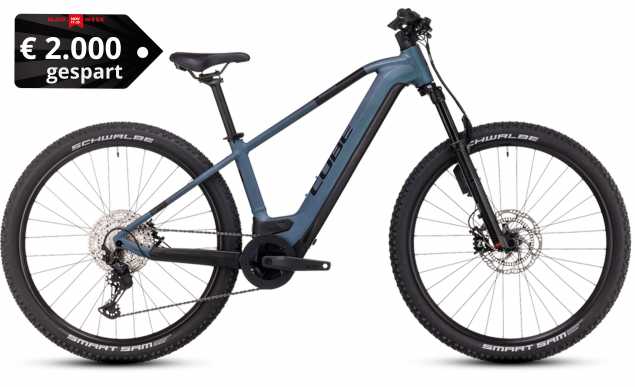 Cube 23 Reaction Hybrid ABS 750 27,5" 15" | smaragdgrey n blue