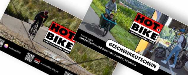 HOT.BIKE Geschenk Gutschein 