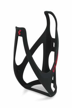 CUBE Flaschenhalter HPP matt black n red 